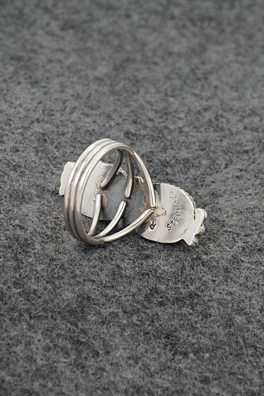 Turquoise & Sterling Silver Ring - Rena Begay - Size 6
