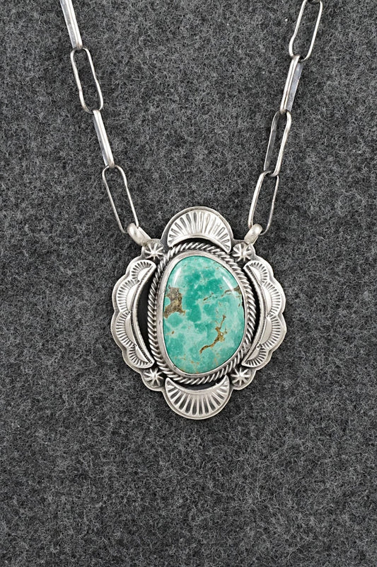 Turquoise & Sterling Silver Necklace - Randy Boyd