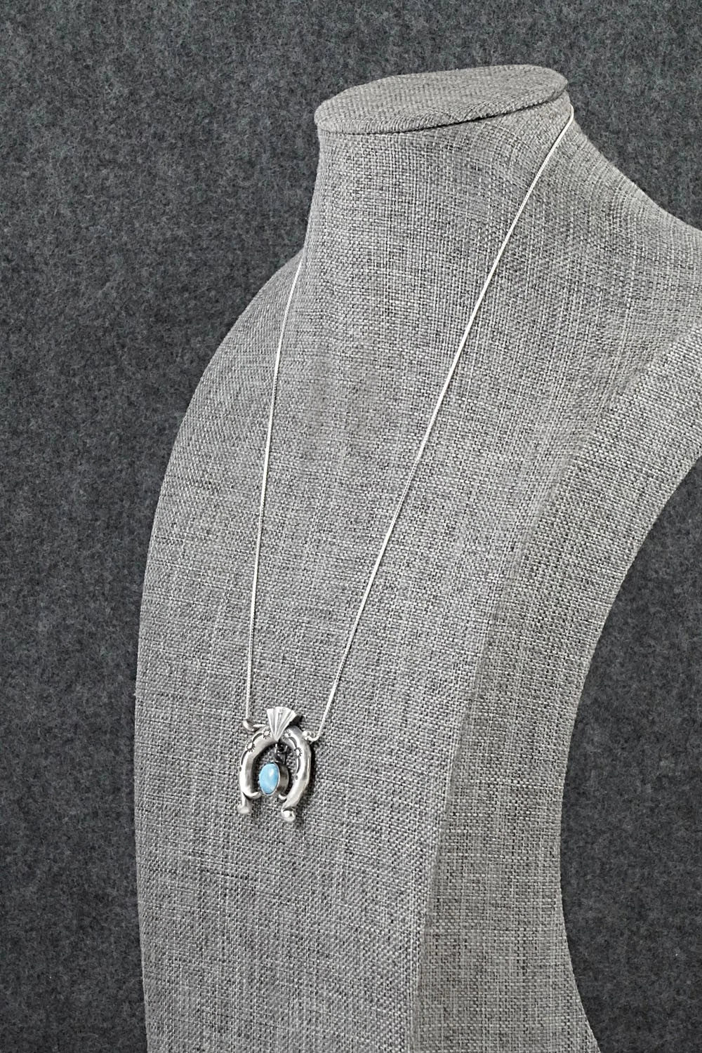 Turquoise & Sterling Silver Necklace - Gary Shorty