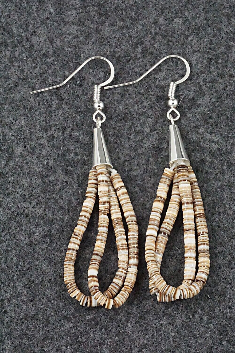 Shell Beaded Earrings - Ramona Bird