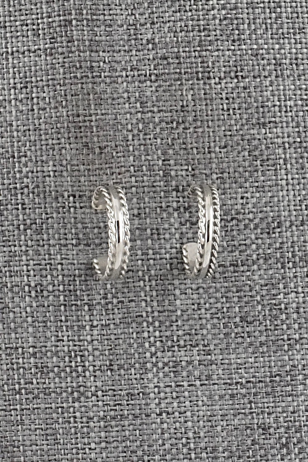 Sterling Silver Hoop Earrings - Elaine Tahe