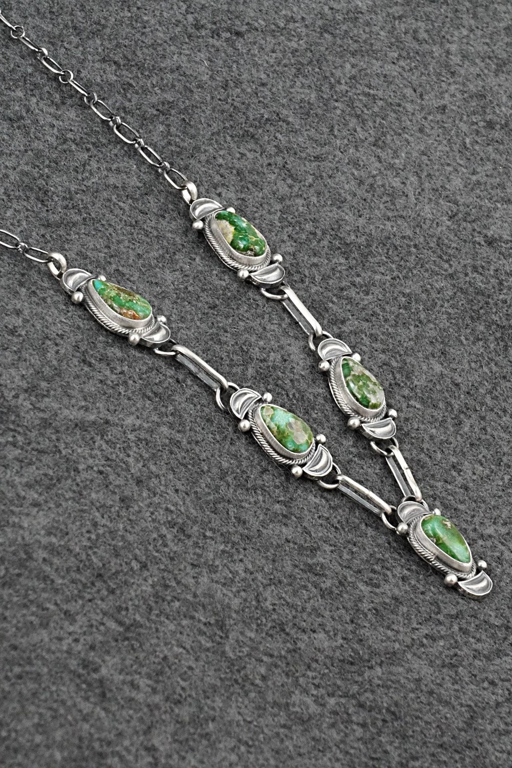 Turquoise & Sterling Silver Necklace - Derrick Gordon
