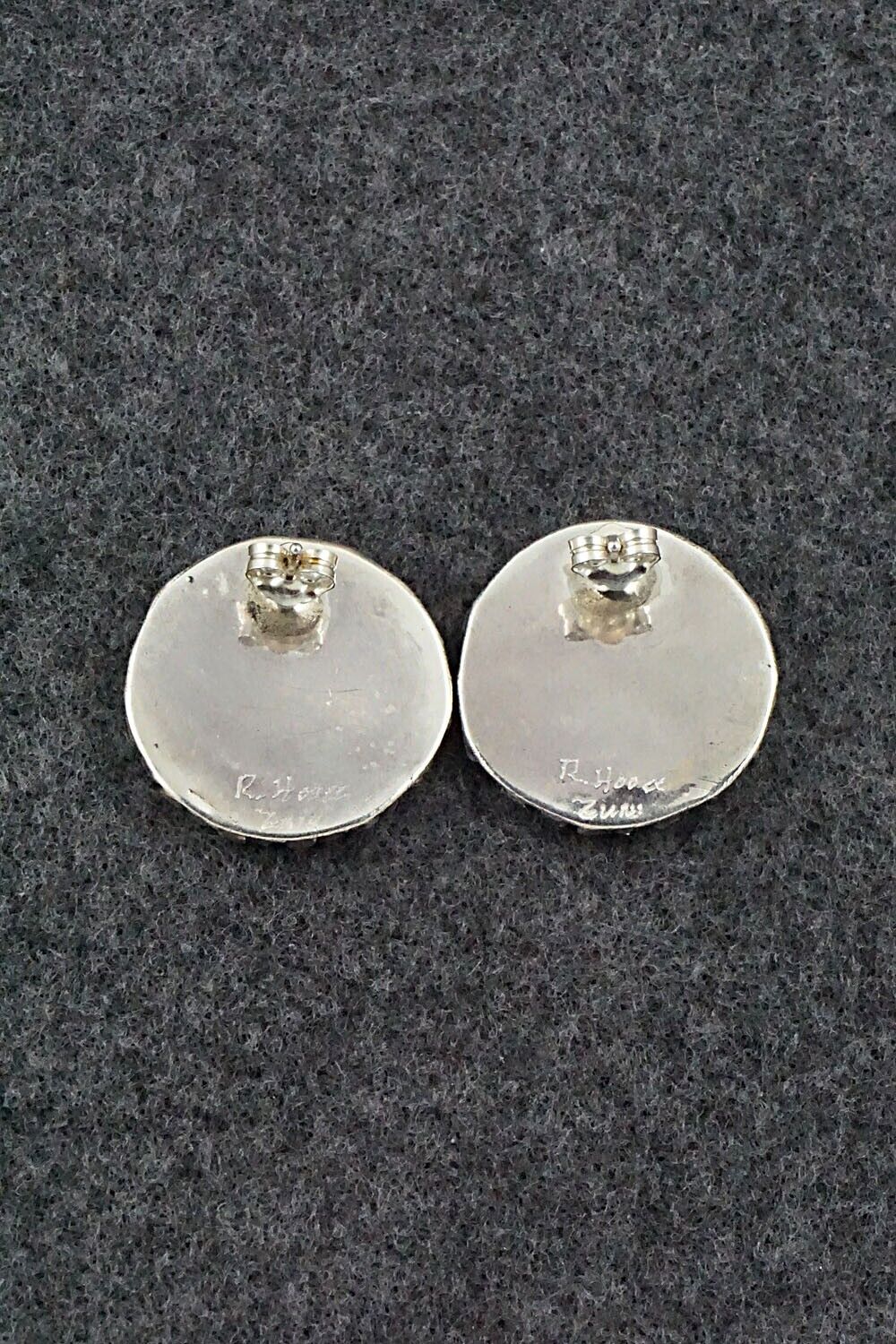 Turquoise & Sterling Silver Earrings - Randy Hooee