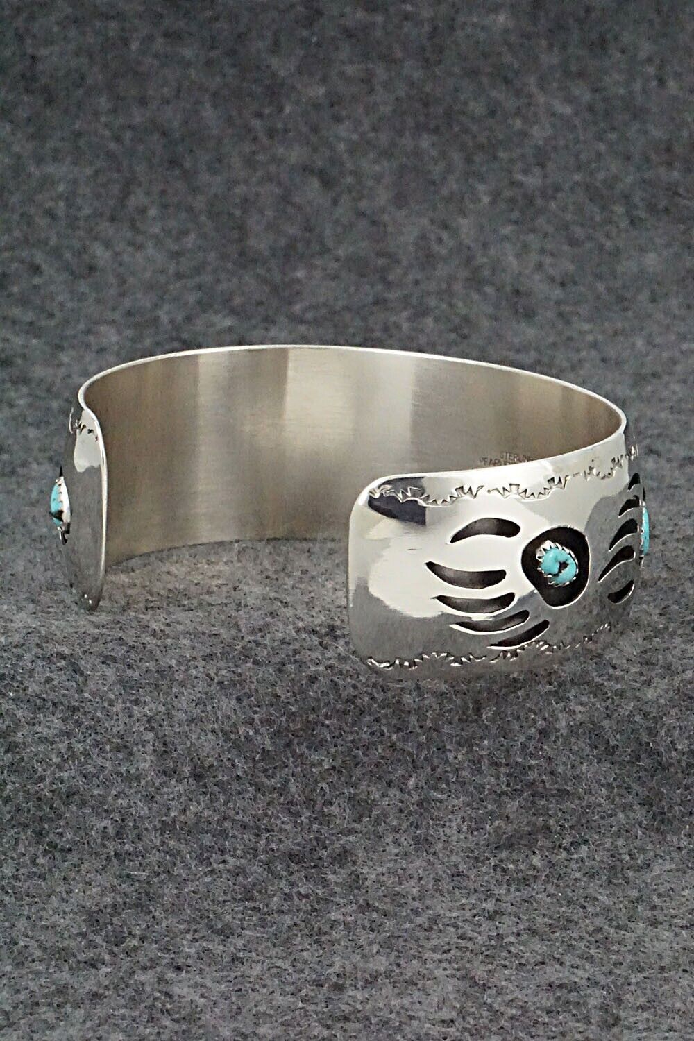 Turquoise & Sterling Silver Bracelet - Pearlene Spencer