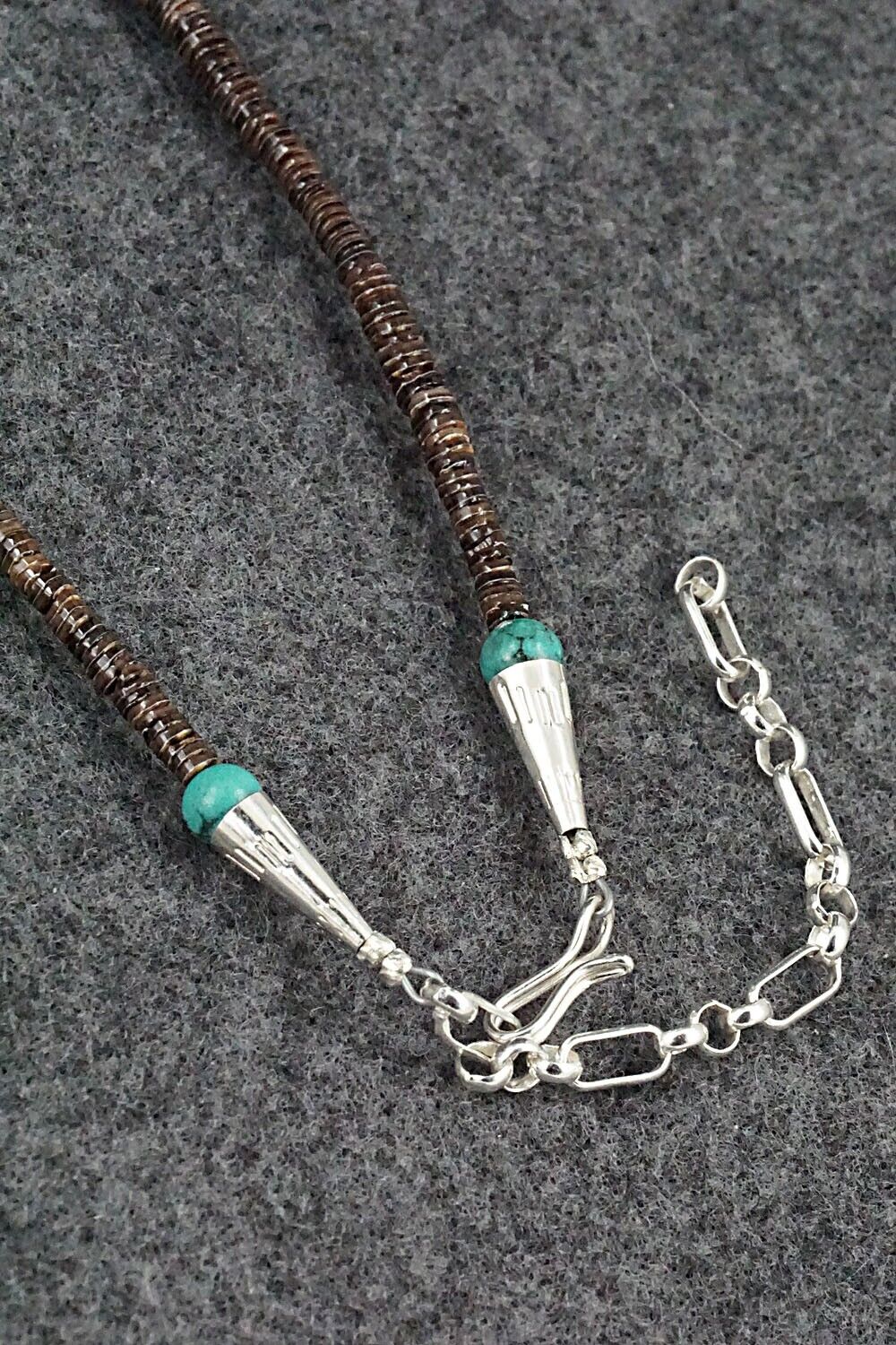 Multi-Stone and Sterling Silver Necklace - Helen Tsosie