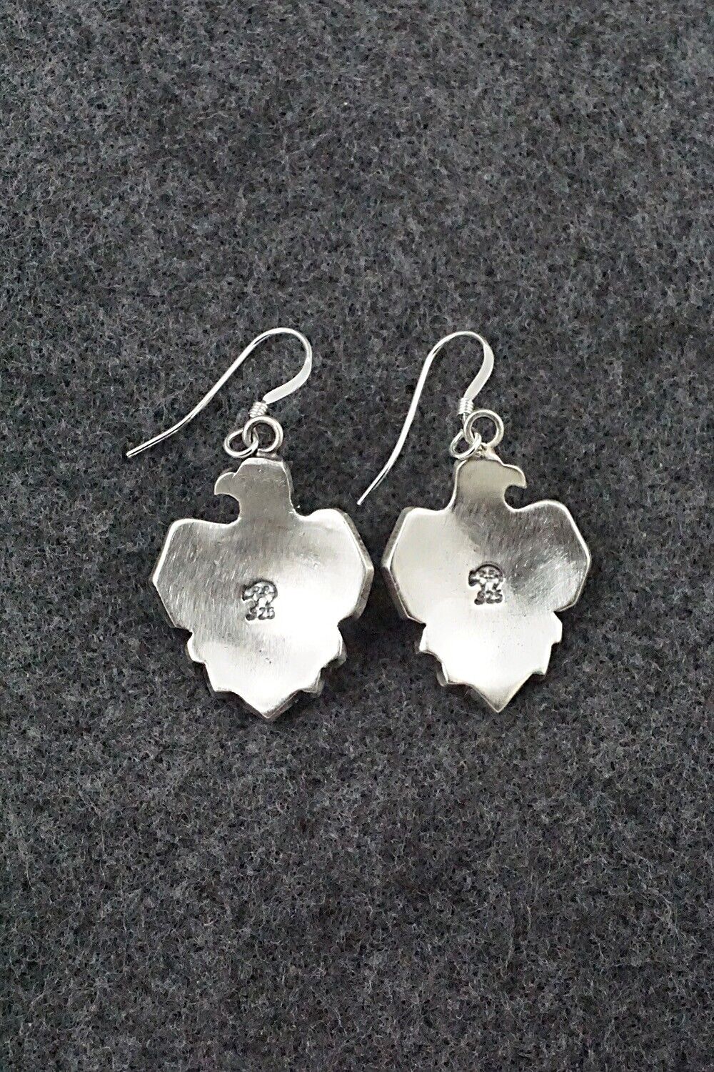 Turquoise & Sterling Silver Earrings - Kenny Lonjose