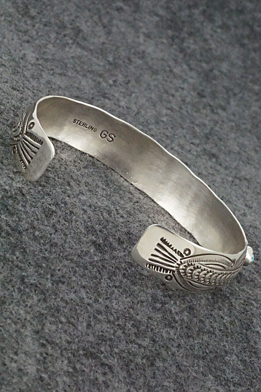 Turquoise & Sterling Silver Bracelet - Grace Silver