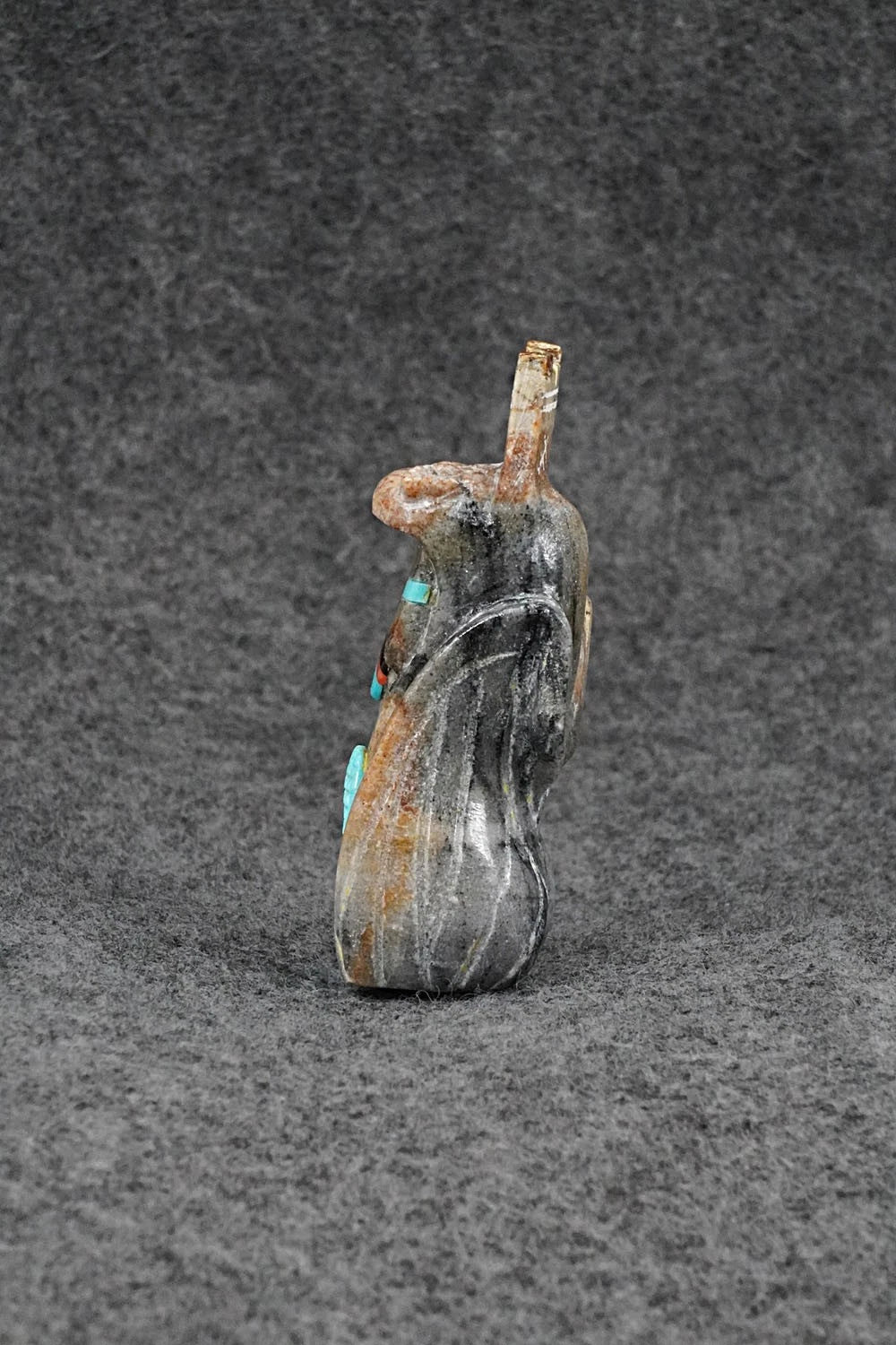 Corn Maiden Zuni Fetish Carving - Pete Natewa