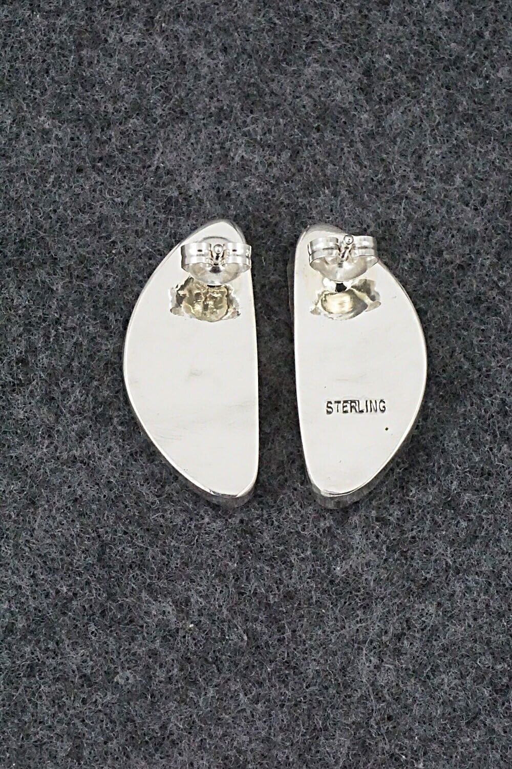 Turquoise & Sterling Silver Earrings - Marco Begaye