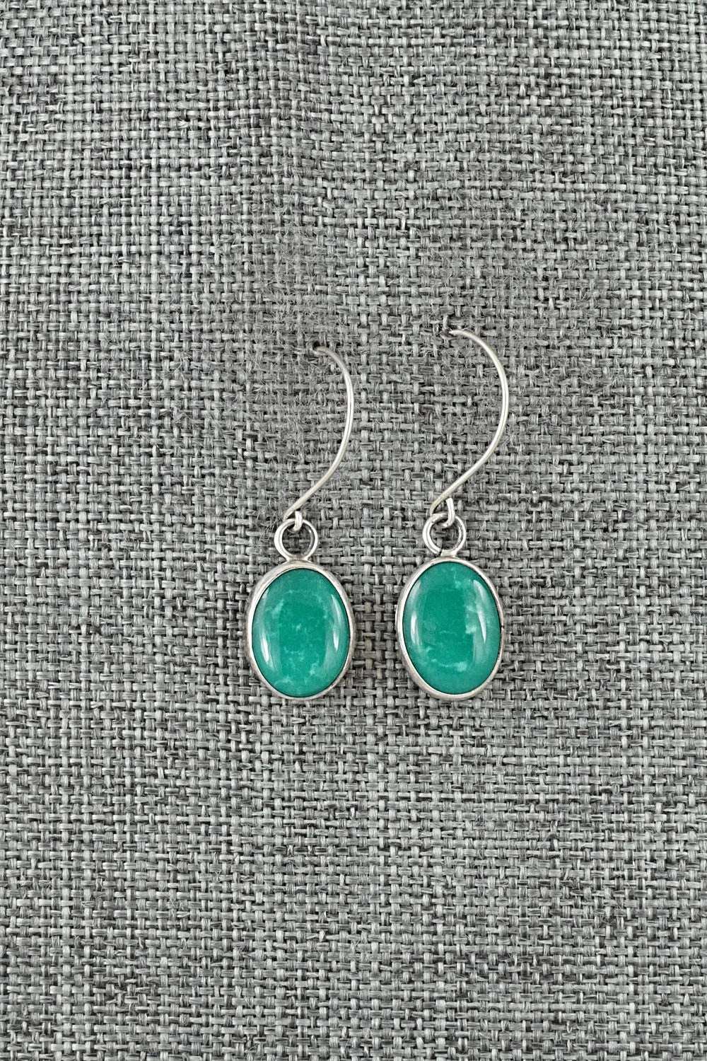Turquoise & Sterling Silver Earrings - Rosemary Saunders