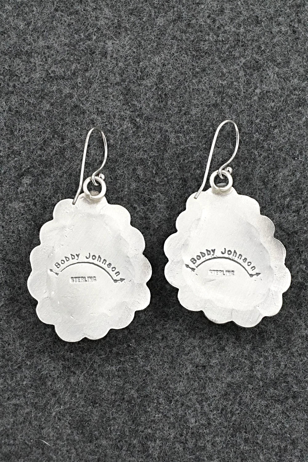 Turquoise & Sterling Silver Earrings - Bobby Johnson