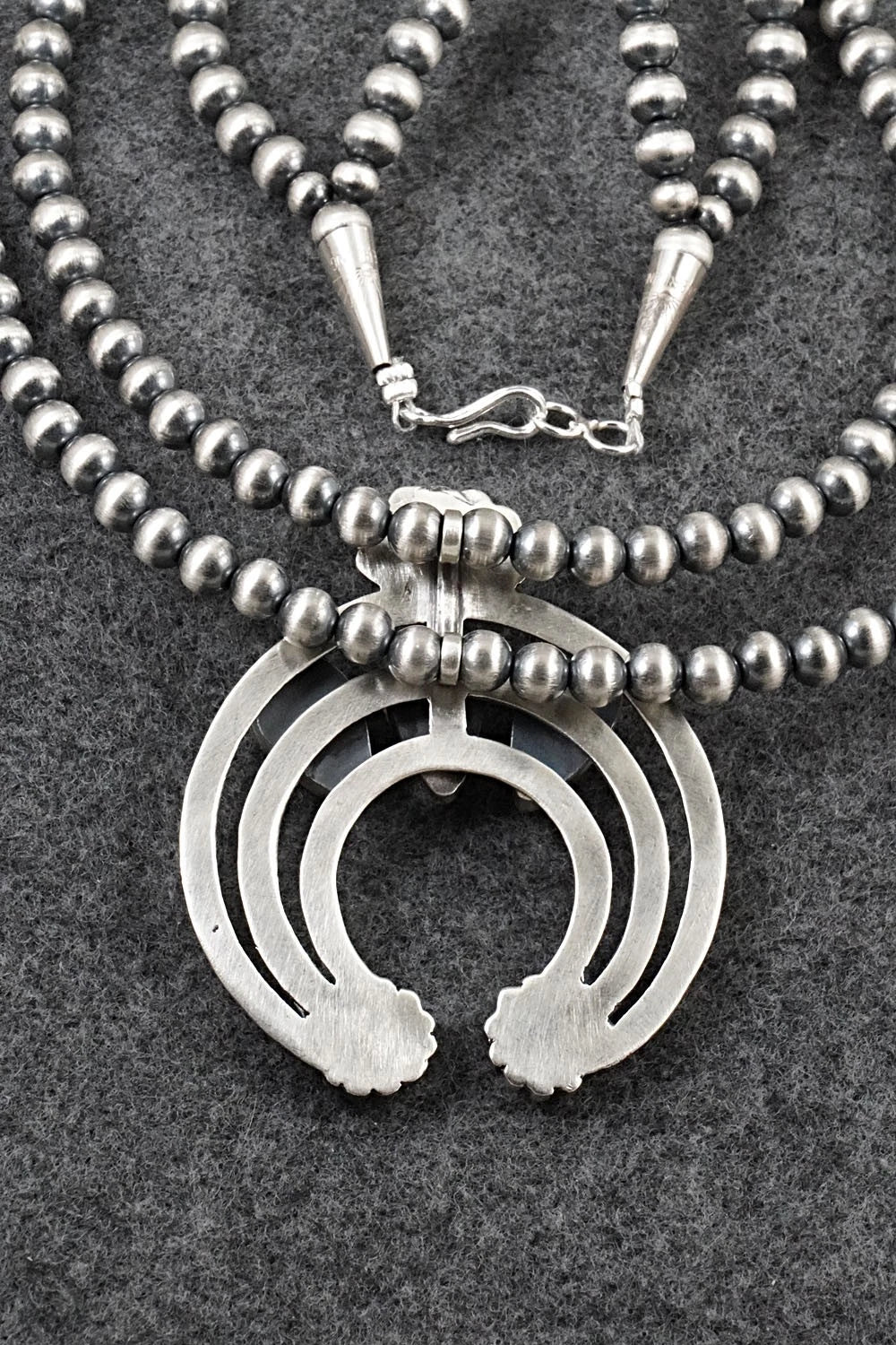 Turquoise & Sterling Silver Necklace - Davey Morgan