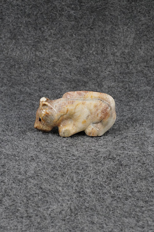 Mountain Lion Zuni Fetish Carving - Randy Lucio