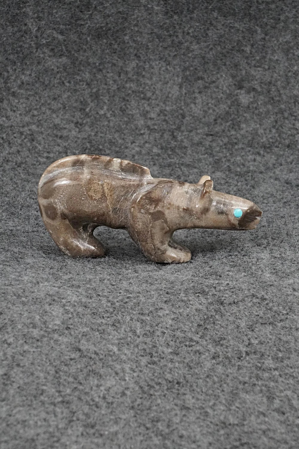 Mountain Lion Zuni Fetish Carving - Ronnie Lunasee