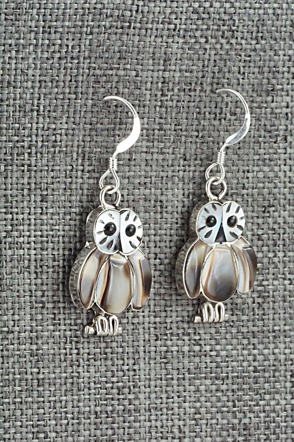 Multi Stone & Sterling Silver Earrings - Reginda Kallestewa