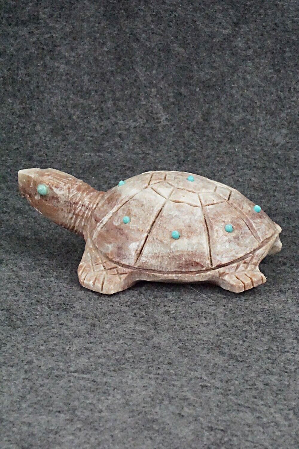 Sea Turtle Zuni Fetish Carving - Chris Nastacio