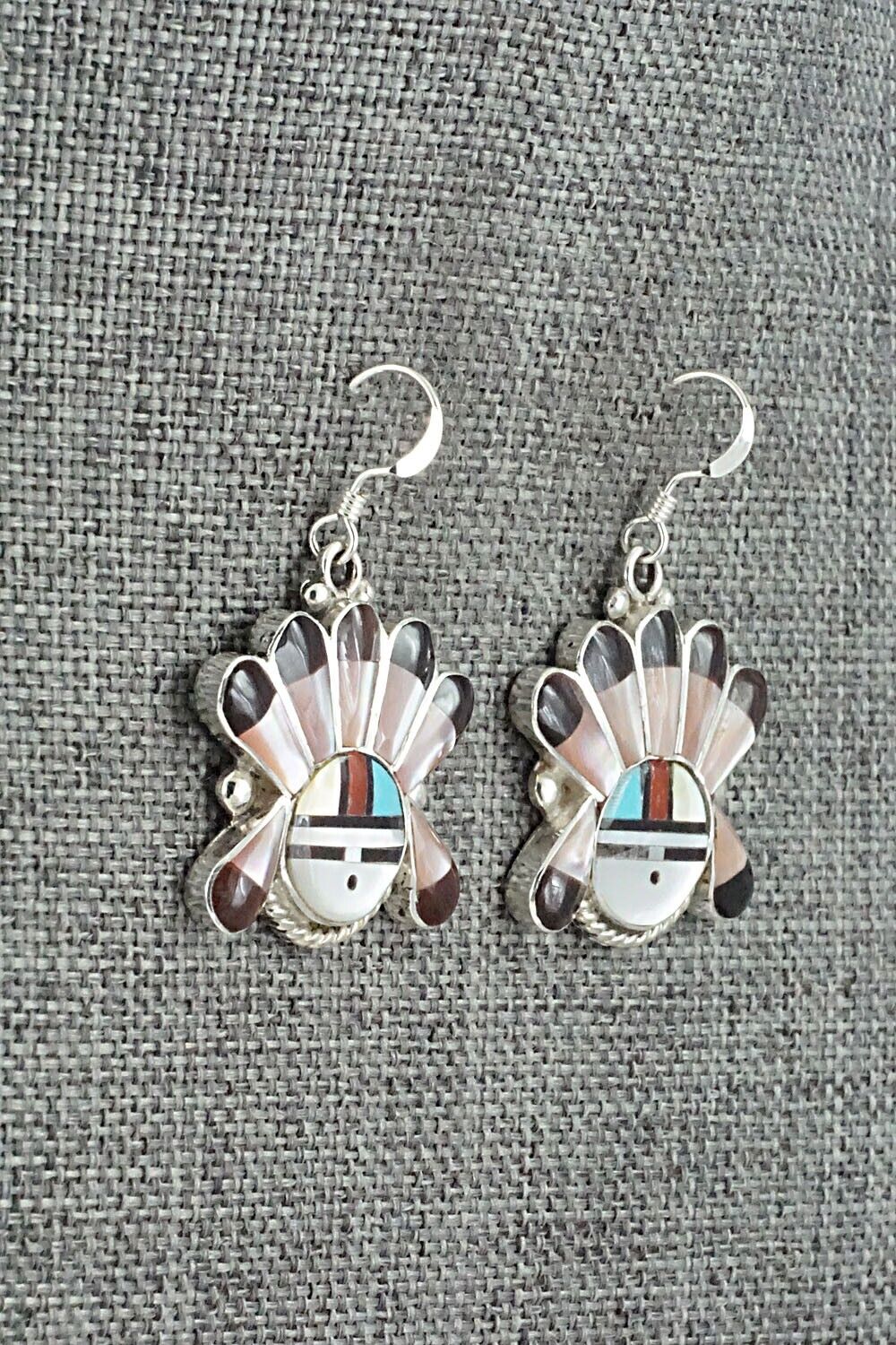 Multi-Stone & Sterling Silver Earrings - Clarence Niha