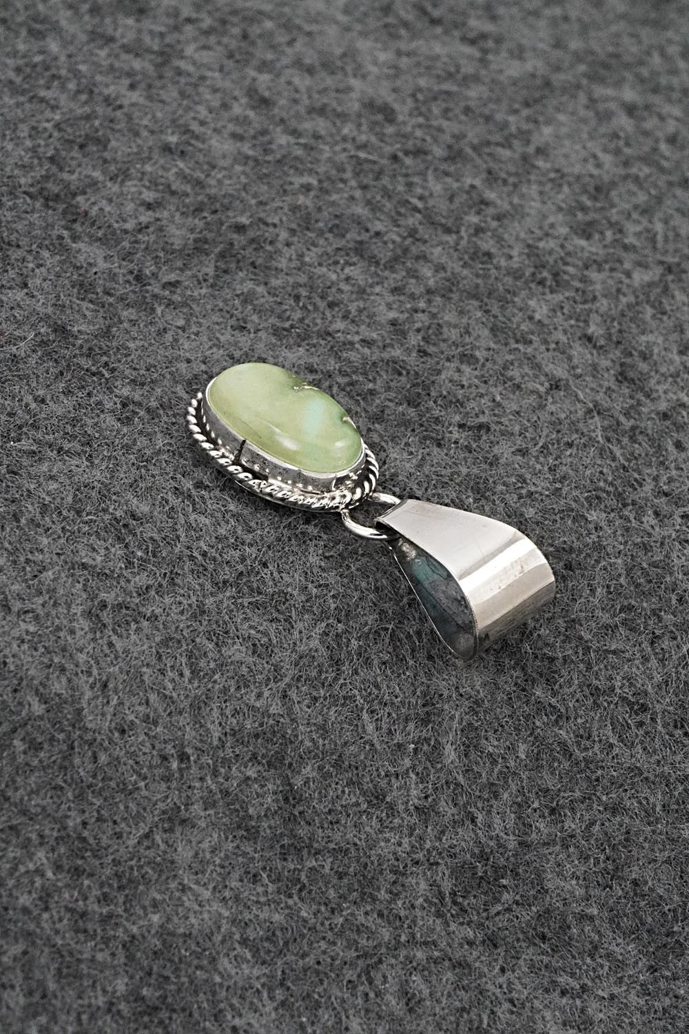 Turquoise & Sterling Silver Pendant - Rosemary Saunders