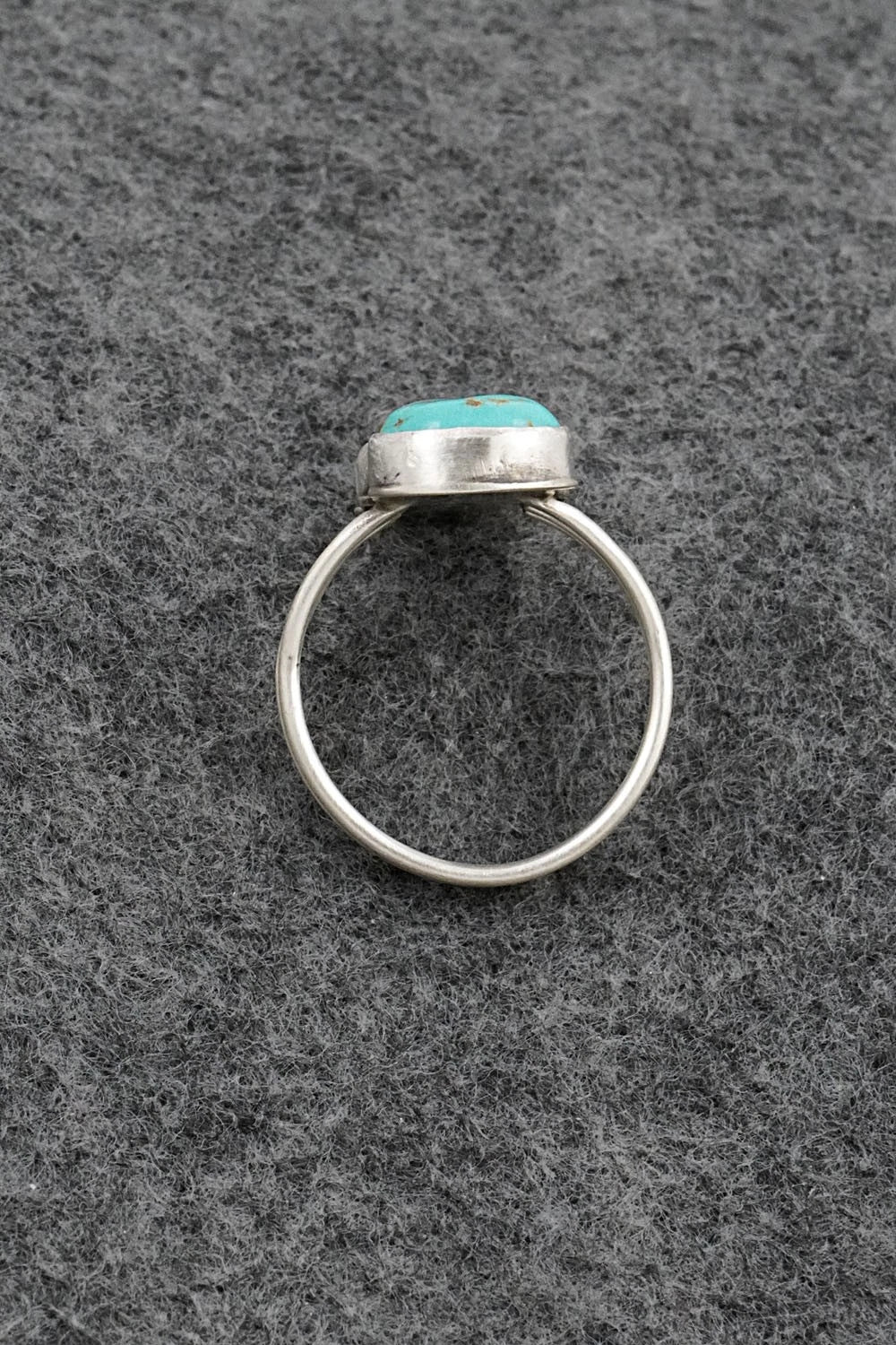 Turquoise & Sterling Silver Ring - Verley Betone - Size 10.5