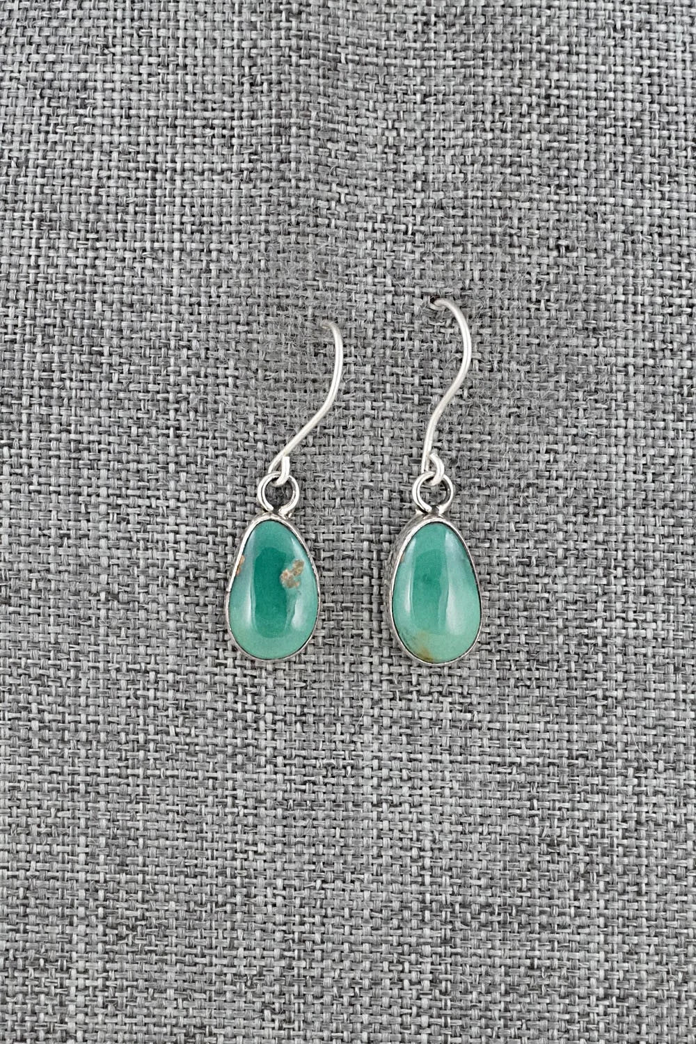 Turquoise & Sterling Silver Earrings - Rosemary Saunders