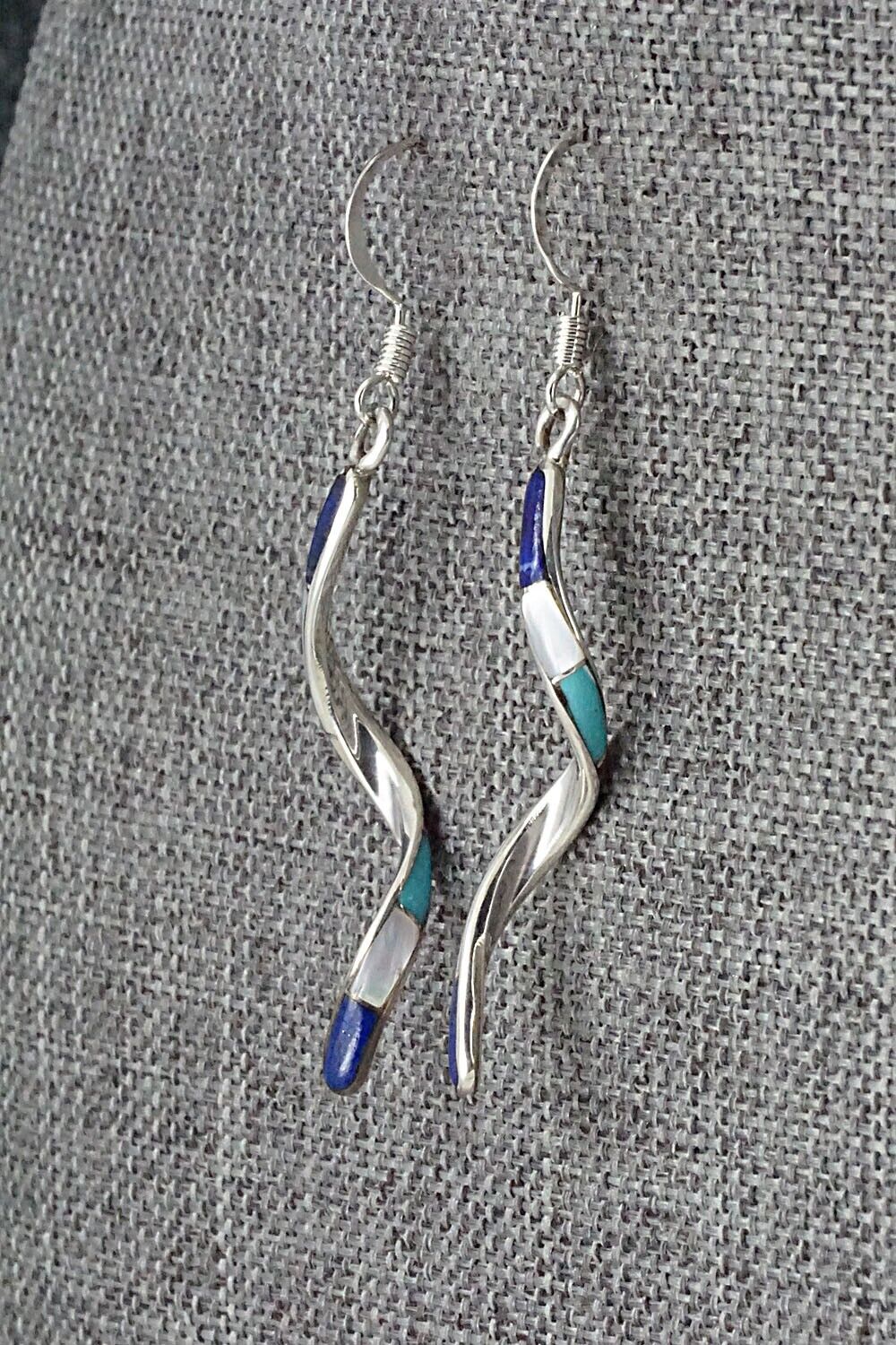 Multi Stone & Sterling Silver Earrings - Ira Johnson