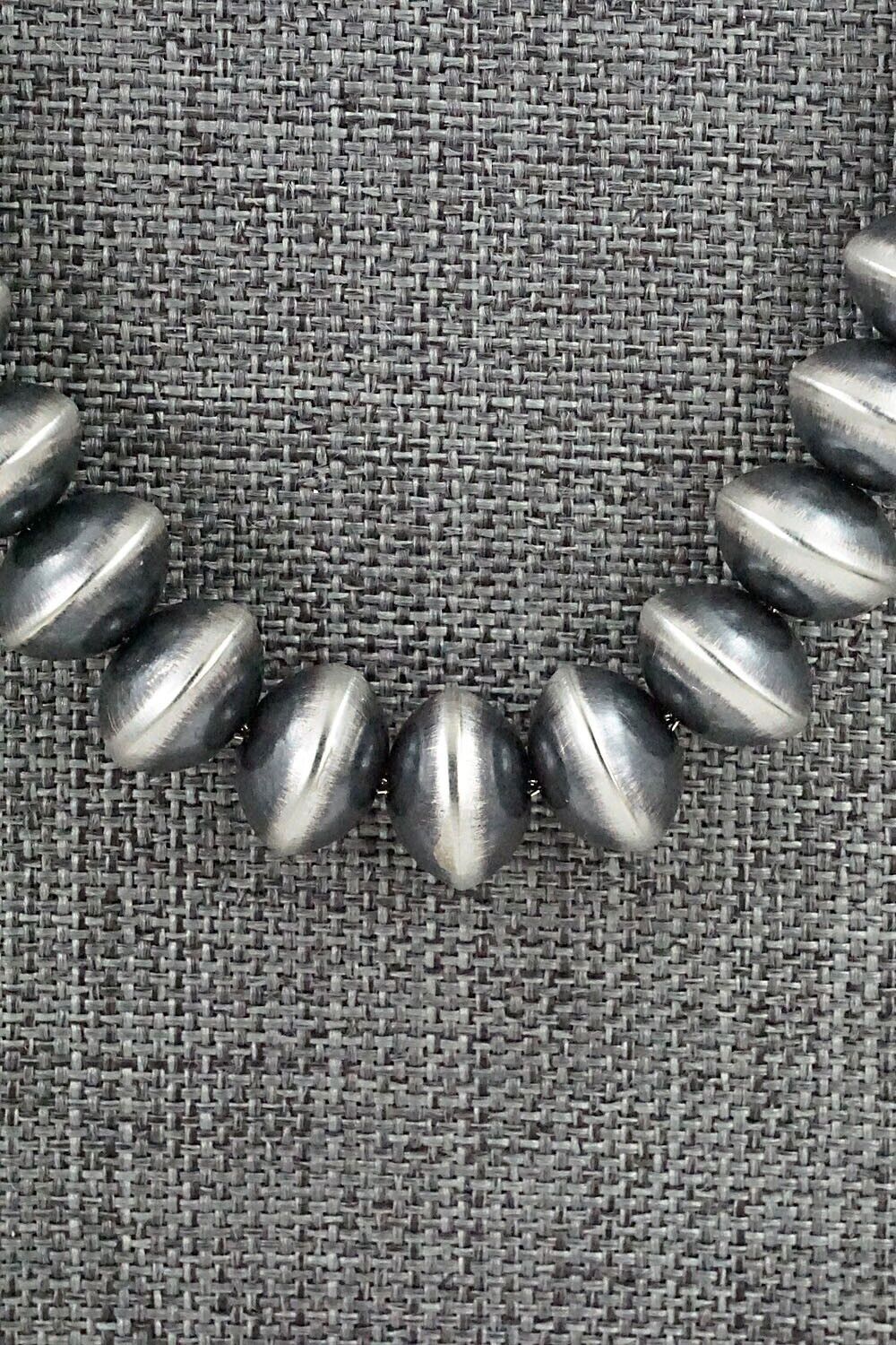 Sterling Silver Navajo Pearl Necklace 20" - Presley Haley