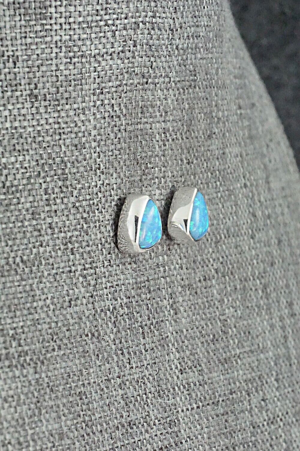 Opalite & Sterling Silver Earrings - Emery Spencer
