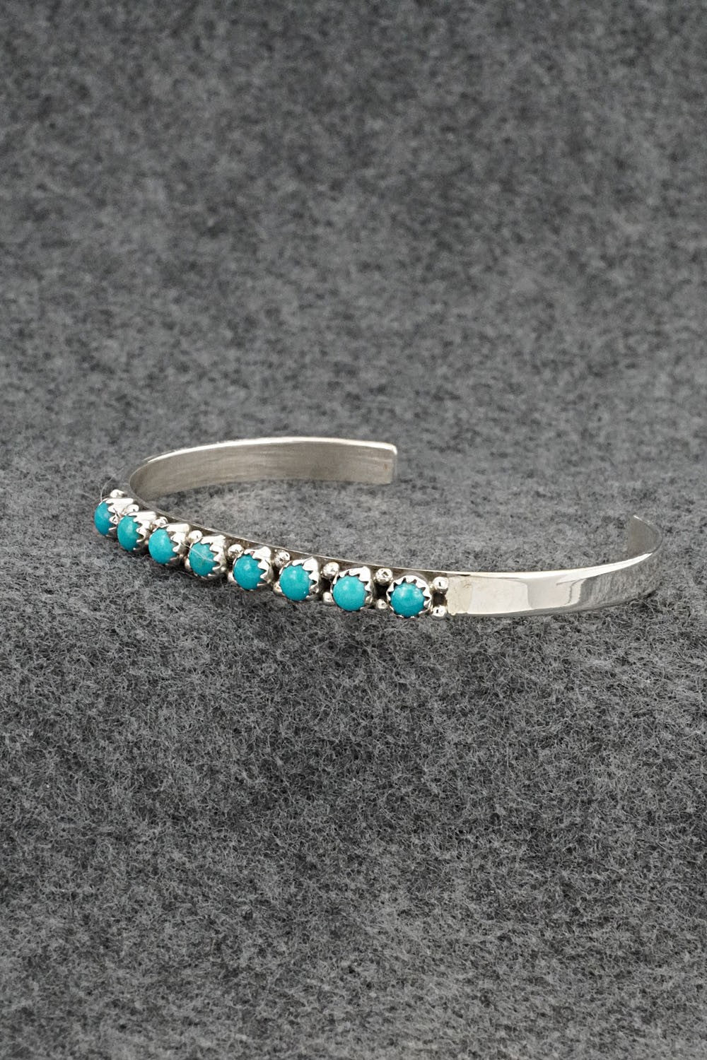 Turquoise & Sterling Silver Bracelet - Gaynell Parker
