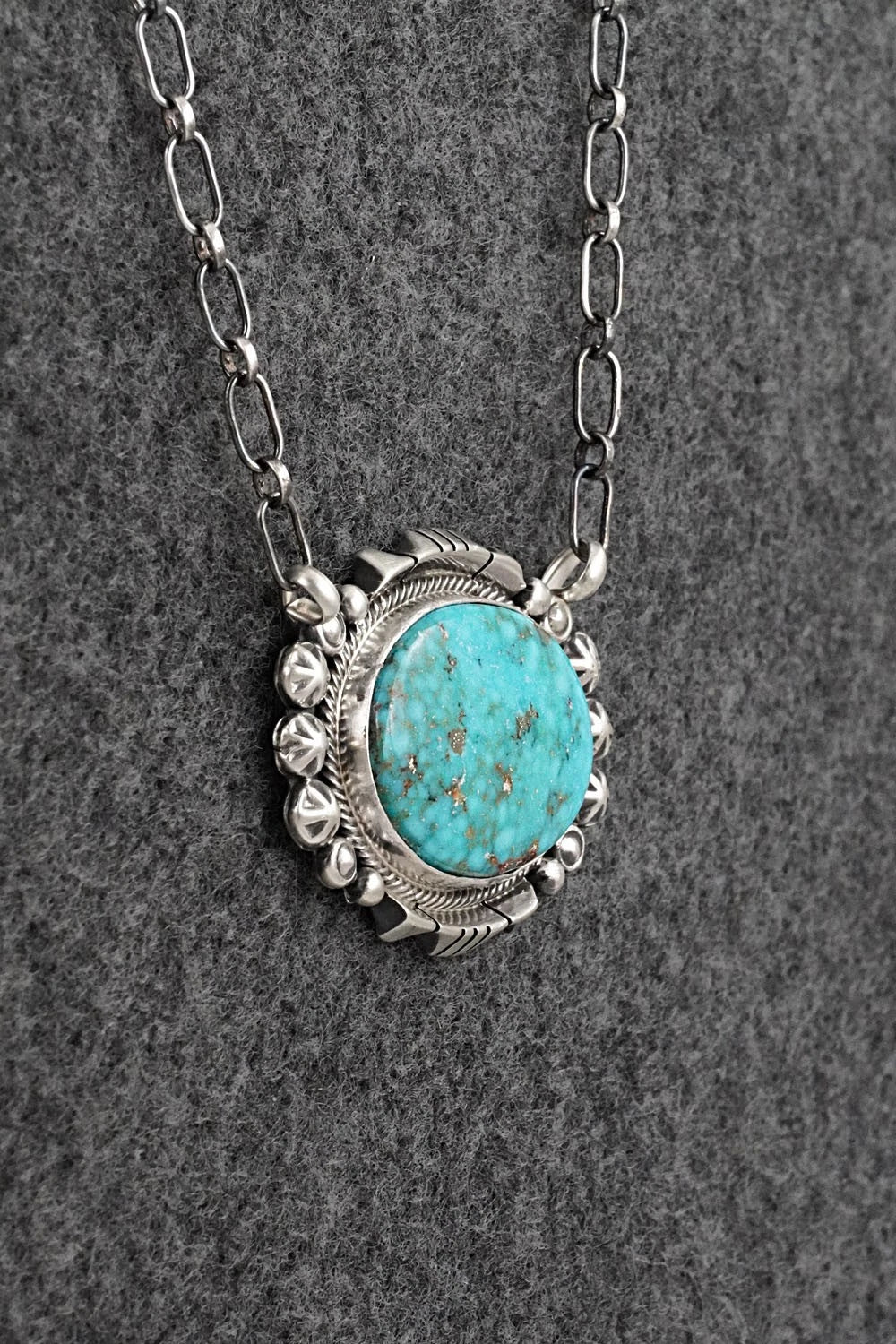 Turquoise & Sterling Silver Necklace - Daniel Benally
