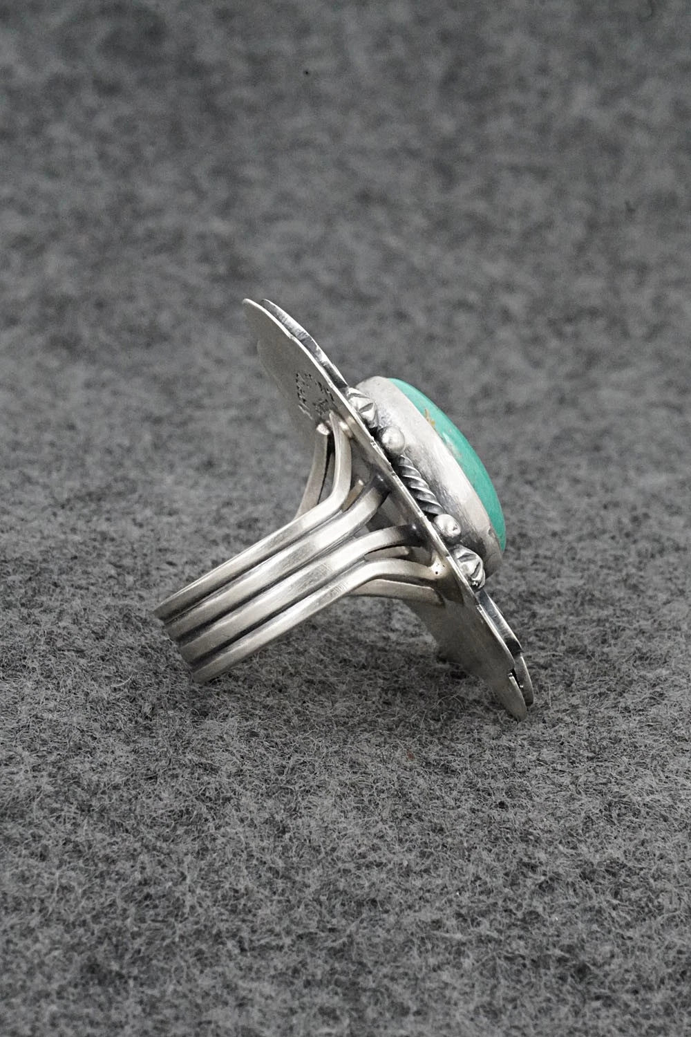 Turquoise & Sterling Silver Ring - Randy Boyd - Size 8.5