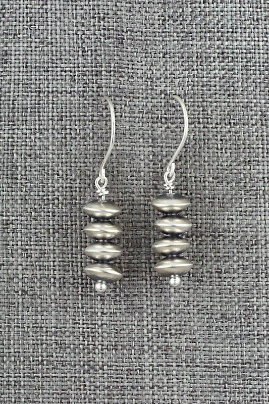 Sterling Silver Navajo Pearl Earrings - Bryannen Halwood