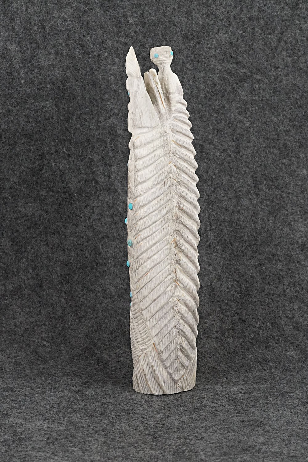 Corn Maiden Zuni Fetish Carving - Garrick Weeka