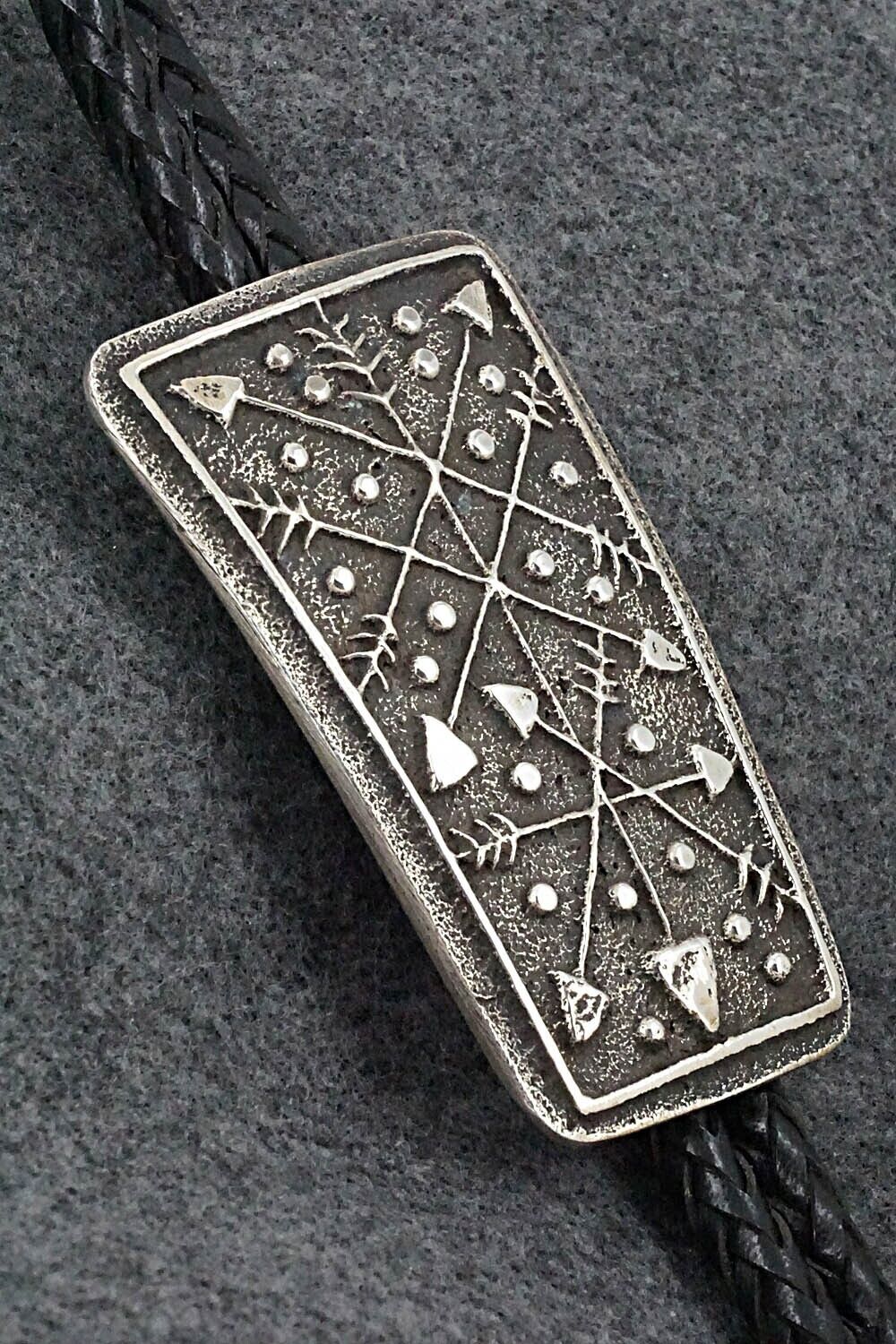 Sterling Silver Bolo Tie - Delbert Arviso