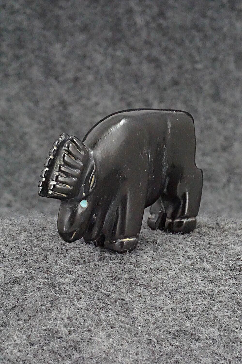 Moose Zuni Fetish Carving - Andres Quandelacy