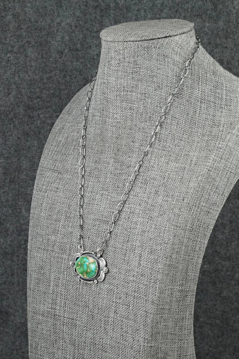 Turquoise & Sterling Silver Necklace - Daniel Benally