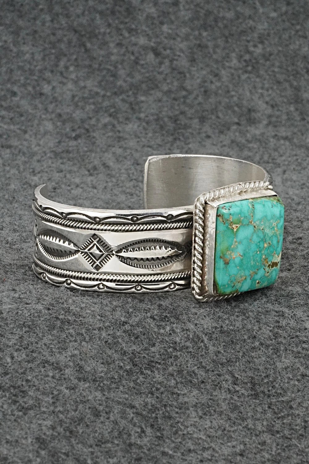 Turquoise & Sterling Silver Bracelet - Michael Calladitto