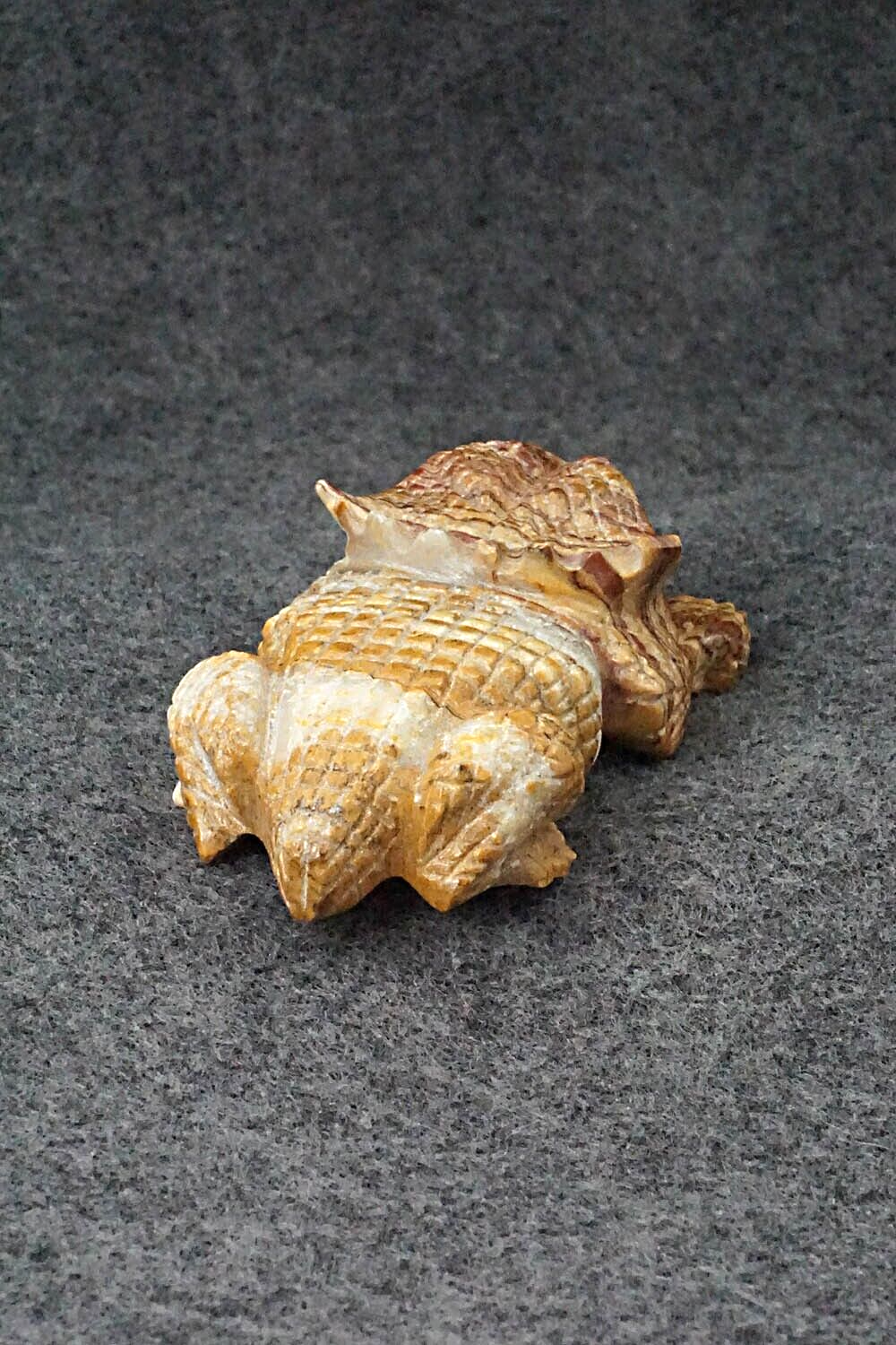 Horned Toad Zuni Fetish Carving - Tony Mackel