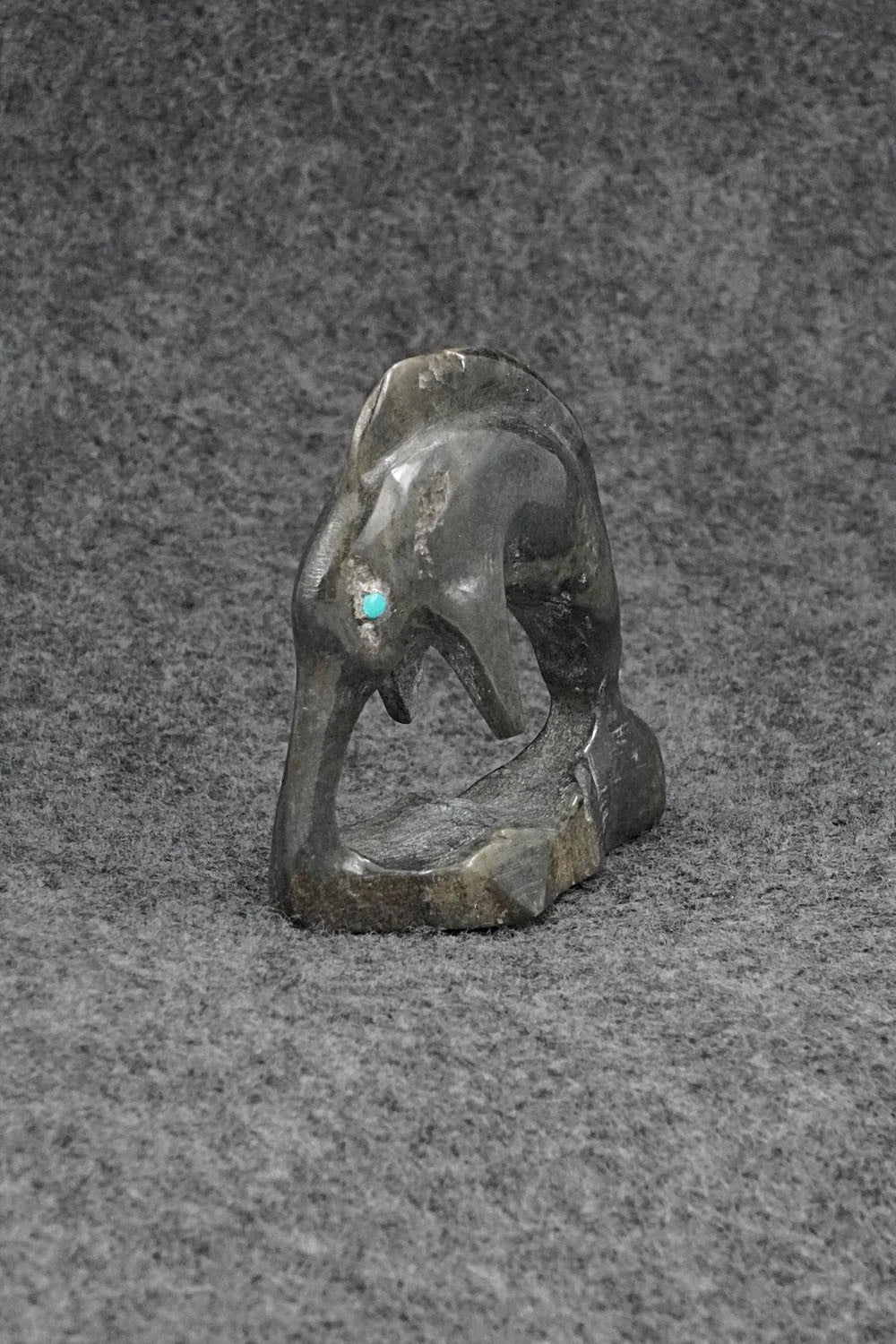 Dolphin Zuni Fetish Carving - Eric Lonjose