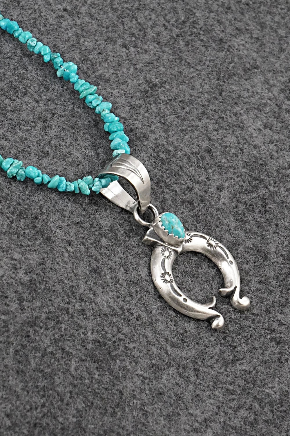 Turquoise & Sterling Silver Necklace - Sharon McCarthy