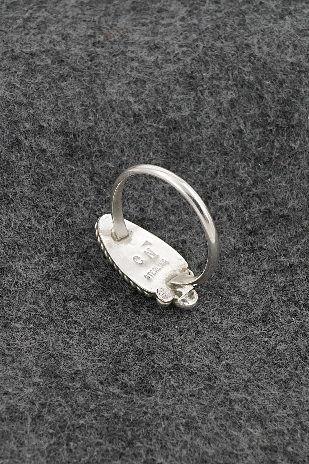 Turquoise & Sterling Silver Ring - Cody Nez - Size 8