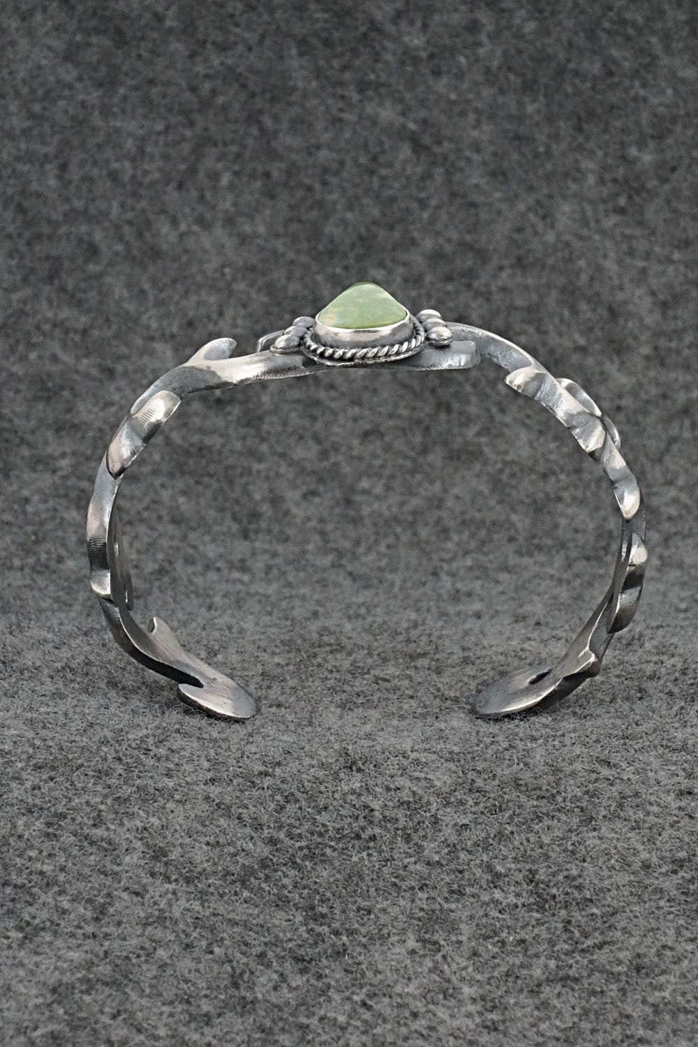 Turquoise & Sterling Silver Bracelet - Harrison Bitsue