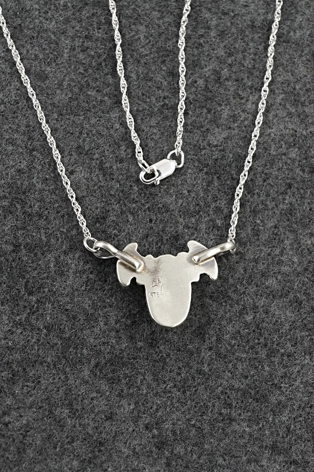 Turquoise & Sterling Silver Necklace - Verley Betone