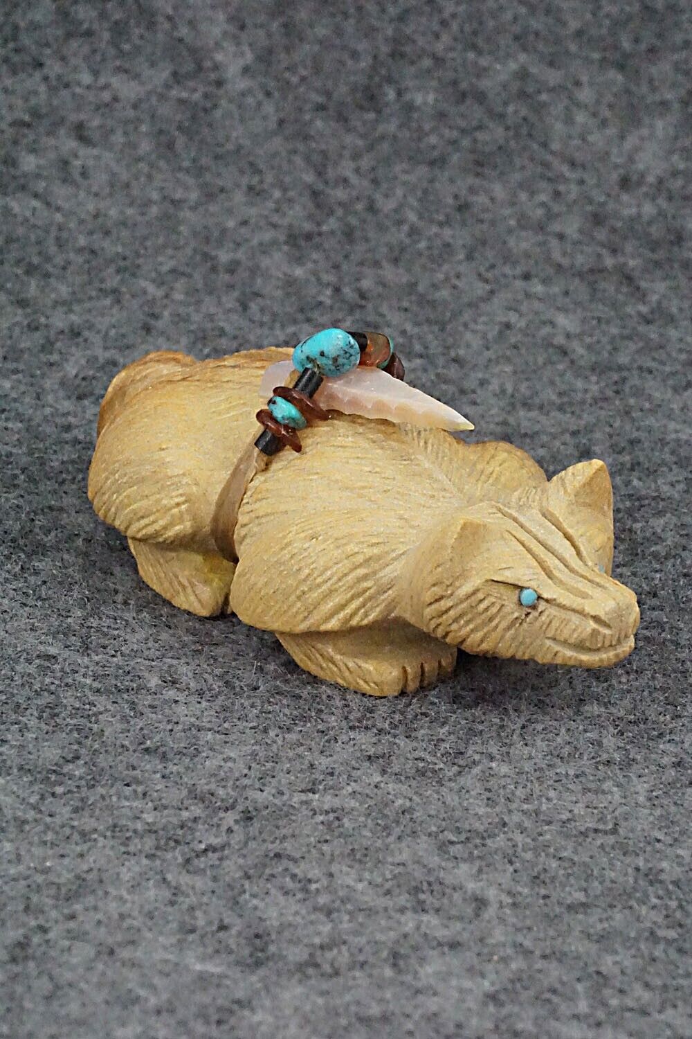 Badger Zuni Fetish Carving - Douglas Martza