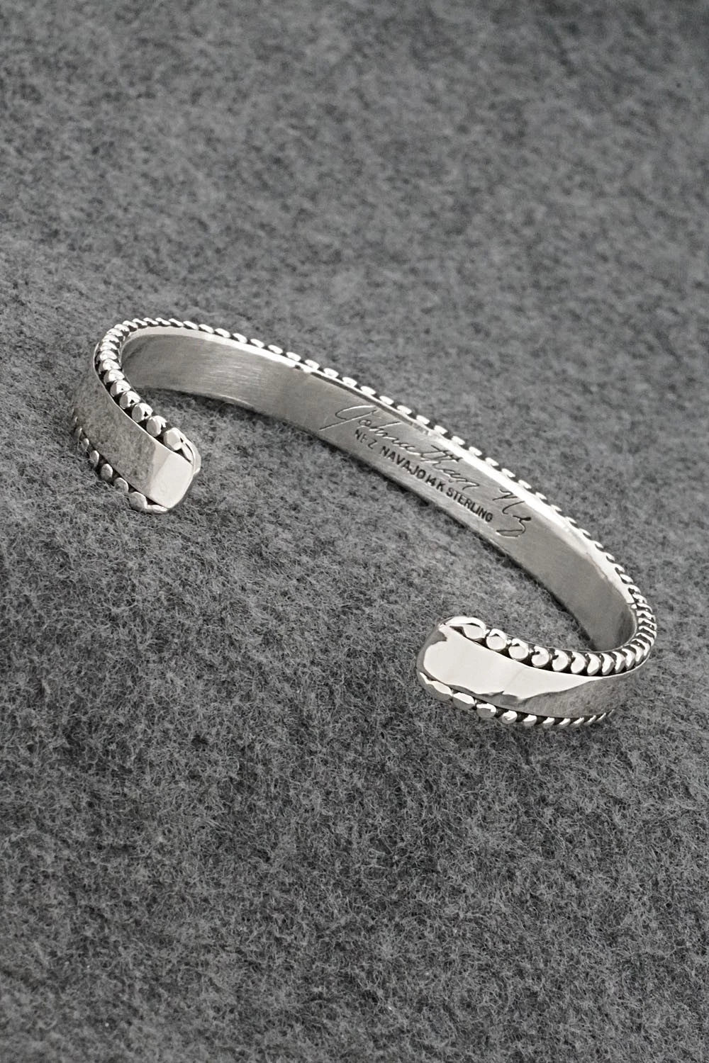 Sterling Silver and 14k Gold Bracelet - Jonathan Nez