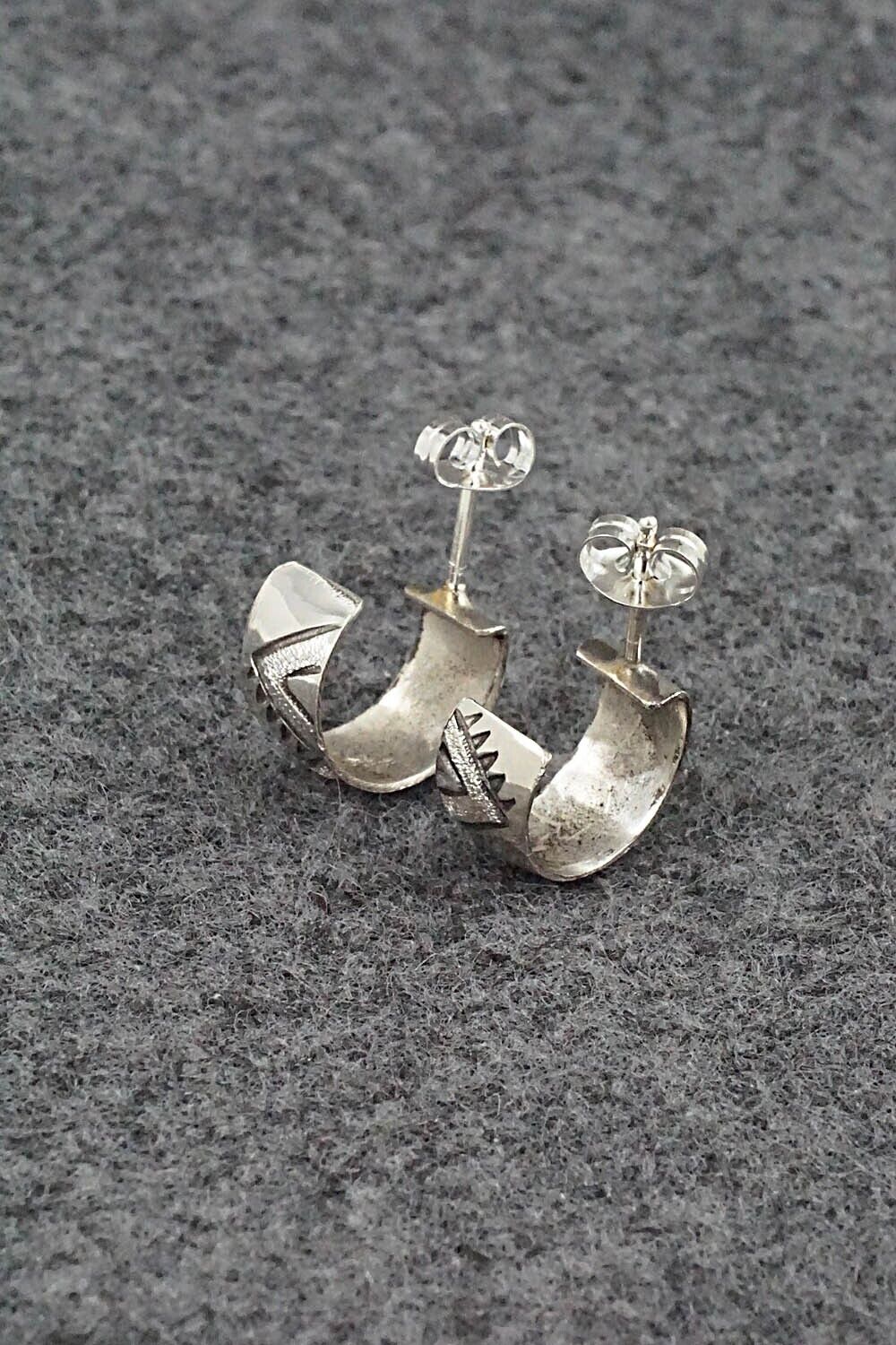 Sterling Silver Hoop Earrings - Nora Ashley