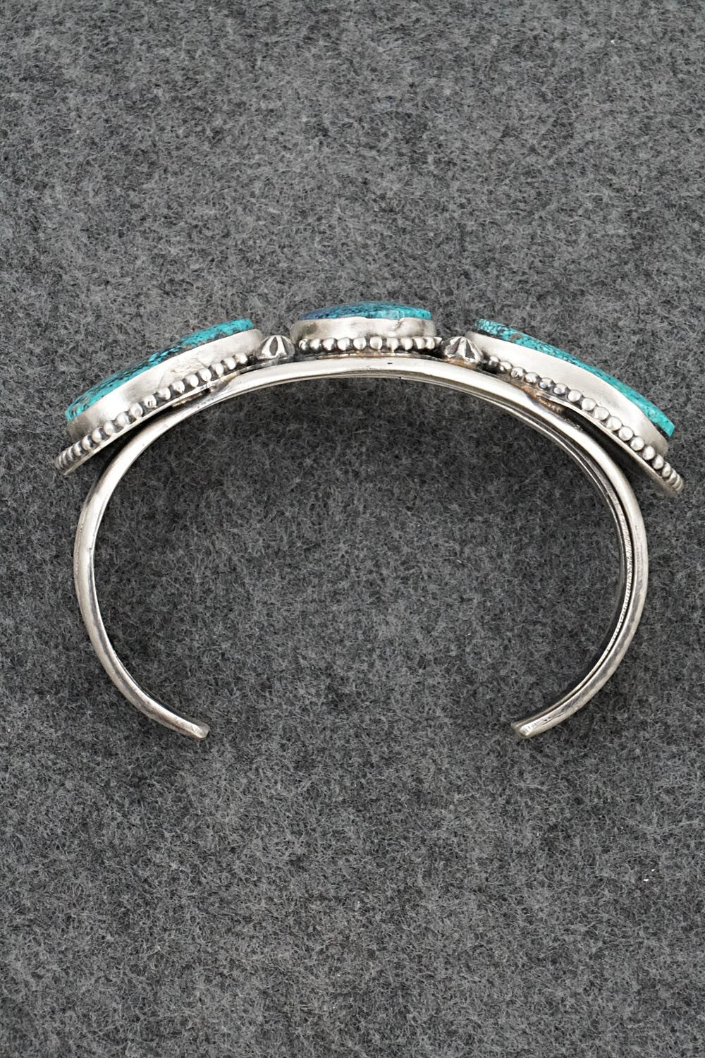 Turquoise & Sterling Silver Bracelet - Bobby Johnson