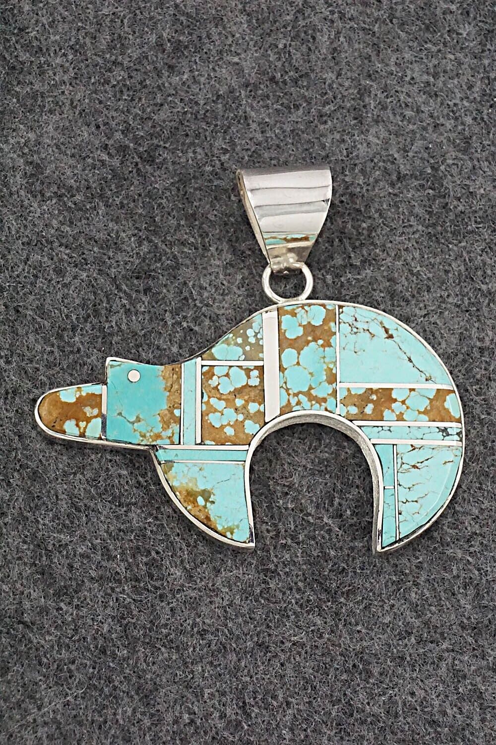 Turquoise & Sterling Silver Pendant - Harold Smith