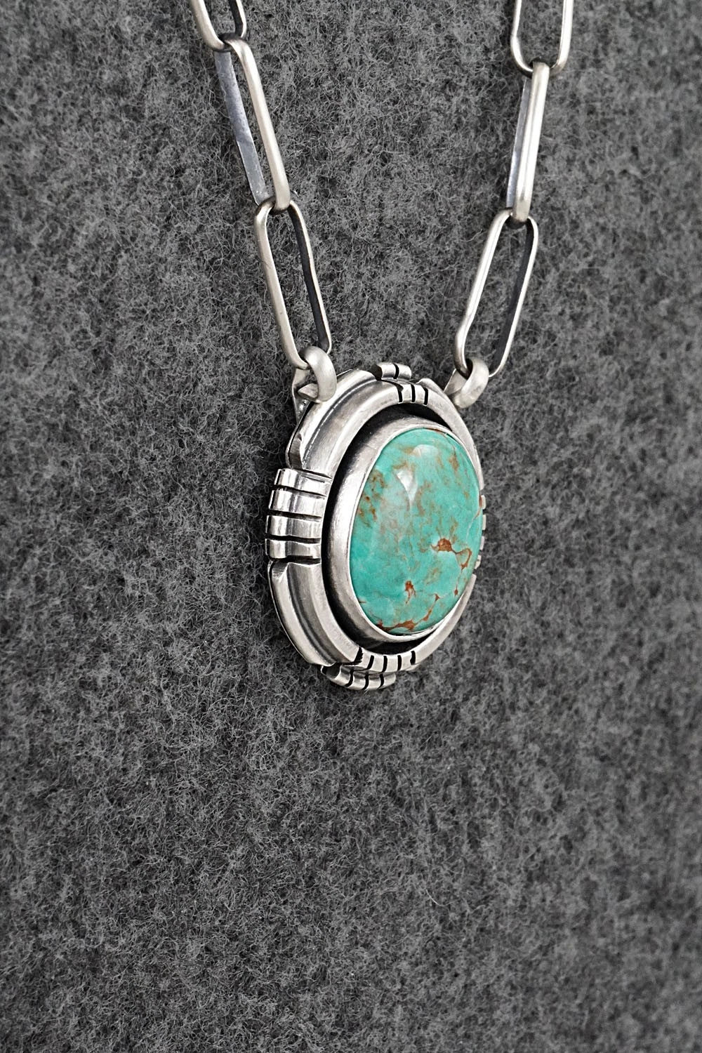 Turquoise & Sterling Silver Necklace - Daniel Benally