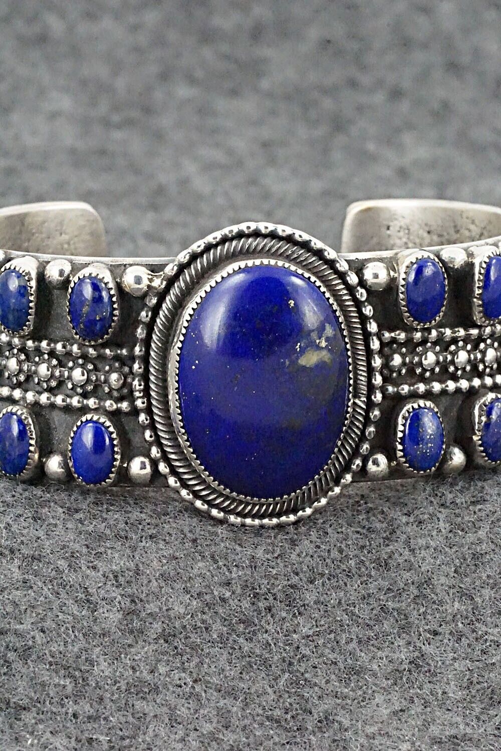 Lapis & Sterling Silver Bracelet - Myron Etsitty