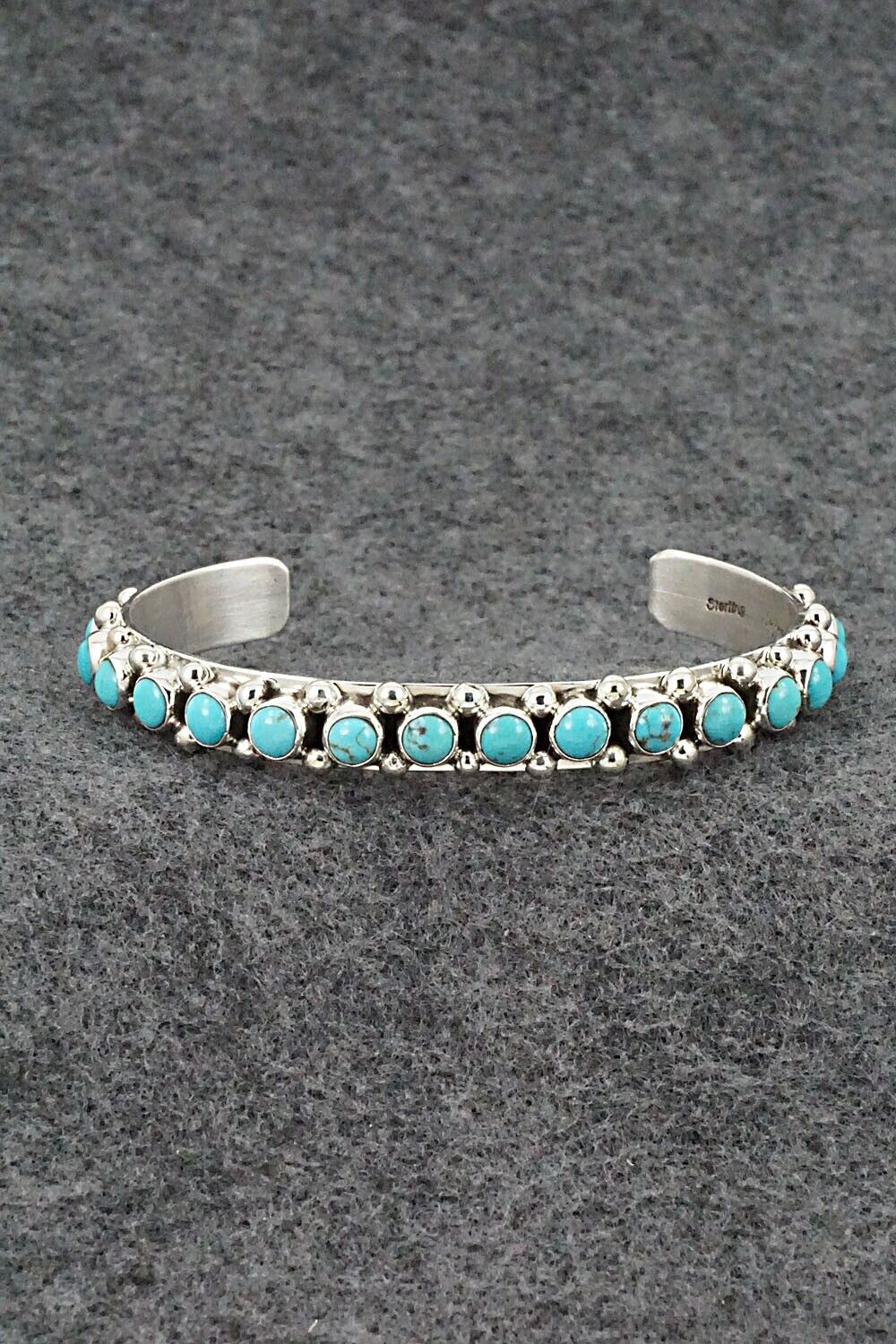 Turquoise & Sterling Silver Bracelet - Darlene Begay
